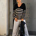 Strickpullover “VANA” (10D64)/ Jeans “KALEA” – oak dye (ER29)