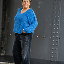 Strickpullover “INEZ” (CC02)/ Jeans “KALEA” silent great grey (ER20)