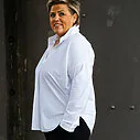 Elastische Bluse “MAGDA” white (PI62)