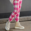 Regular Fit Cropped Jogger “KALINKA” bright pink (10D66)