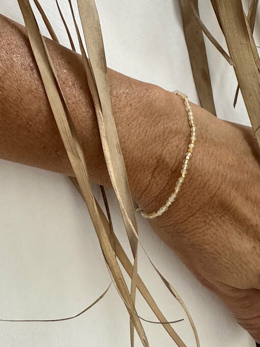 Armband “LULU STONE DOT RUTILATED QUARZ” (IBU40)