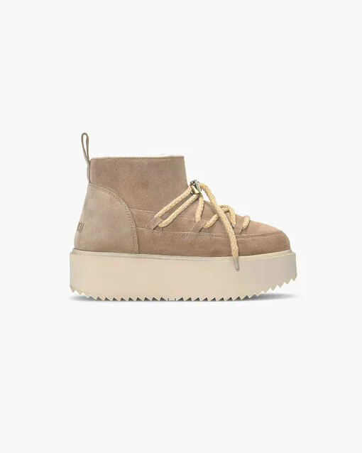 Low Boots “CLASSIC LOW PLATFORM” – beige (IN06)