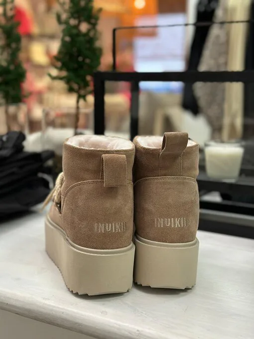 Low Boots “CLASSIC LOW PLATFORM” – beige (IN06)