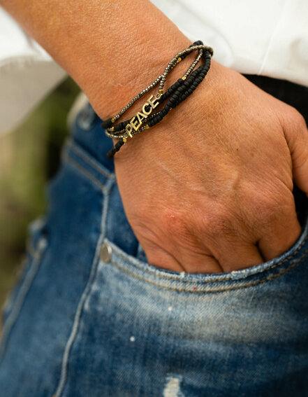 ICON - Bracelet "5WRAP PEACE" (IC46)