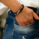 Bracelet “5WRAP PEACE” gold/mix (IC46)