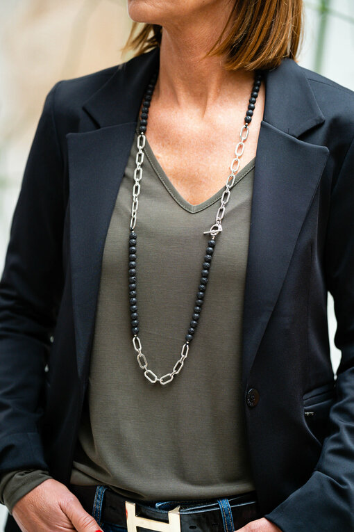 Necklace “COCO” silver (IC01)