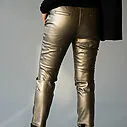 Langarmshirt mit Rollkragen “TINSLEY” (HL03) / Sportlicher Blazer “LEYA” black (ER07) / Lederimitat Hose “NINA” (H04)