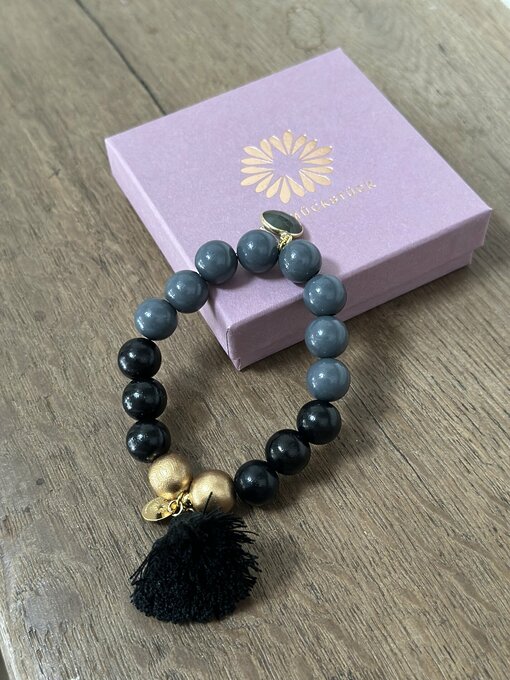 Perlenarmband “HD GREY MOOD” (SSK135)