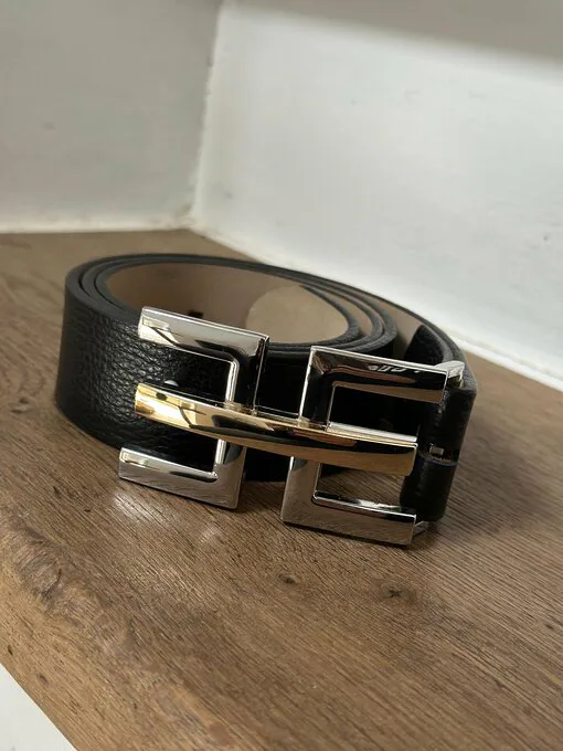 Gürtelschließe “RAS” gold/silber (AC01)