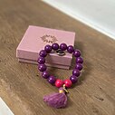 Armband “HD PURPLE MIT PINK” (SSK142)