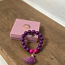 Armband “HD PURPLE MIT PINK” (SSK142)