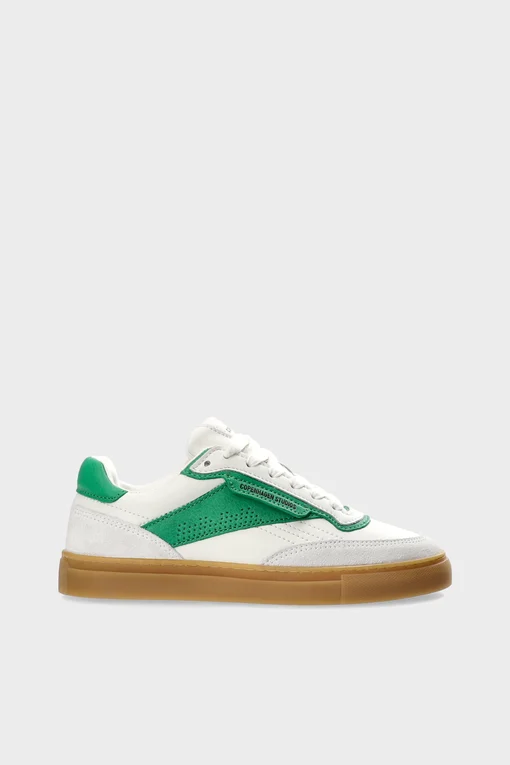 Low – Top Sneaker “RUBY” white/green (CPH18)