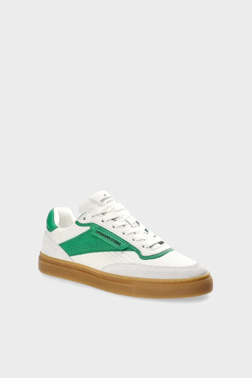 Low – Top Sneaker “RUBY” white/green (CPH18)