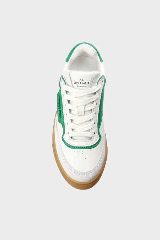 Low – Top Sneaker “RUBY” white/green (CPH18)