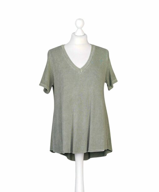 Kurzarm-Shirt “EMMA” khaki (BA29)