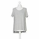 Kurzarmshirt “SABINE” hellgrau (BA37)