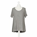 Kurzarmshirt “SABINE” mittelgrau (BA37)