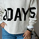Statement Hoodie “ELIN” soft white melee (10D106)