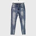 Jeans “CINZIA DESTROYED” stonewashed blue (H34)
