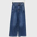 Wide Leg Jeans “YIBBI” dark blue(H36)