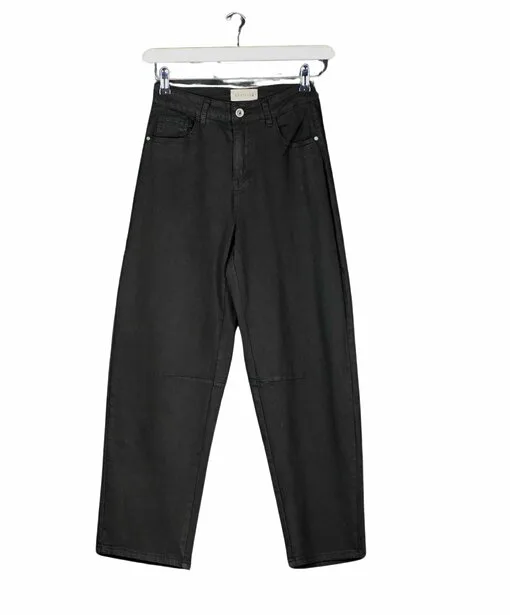 Weite Jeans “VIRGINA” schwarz (H51)