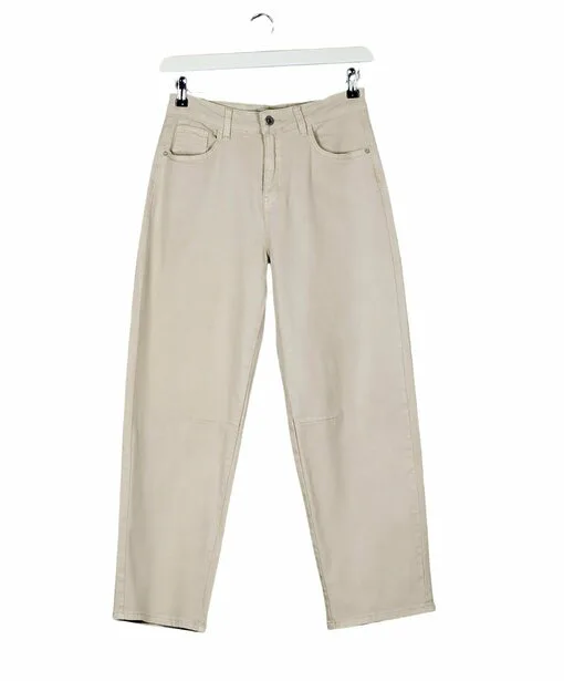 Weite Jeans “VIRGINA” beige (H51)