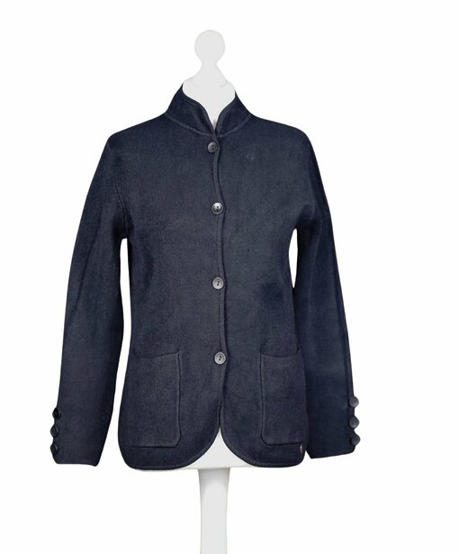Schicke Strickjacke “KAREN” dunkelblau (GW14)