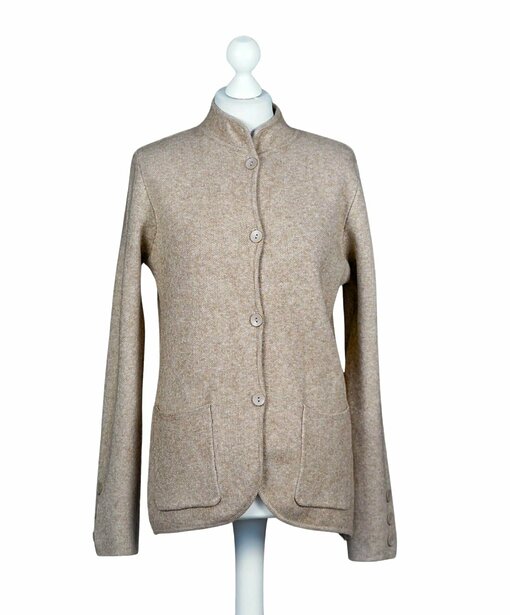 Schicke Strickjacke “KAREN” sand (GW14)