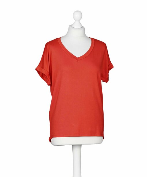 Cooles Shirt “IMKE” orangerot (BA57)