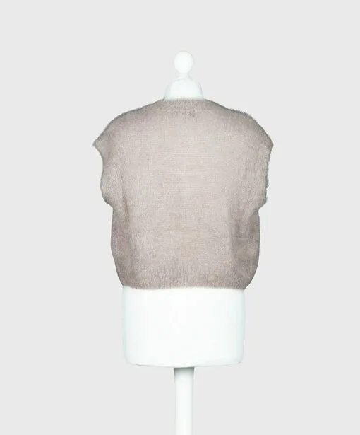 Kuscheliger Pullunder “WYONNA” taupe (GW69)
