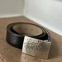 Gürtelschließe “GEWELLT” gold/silber (AC01)