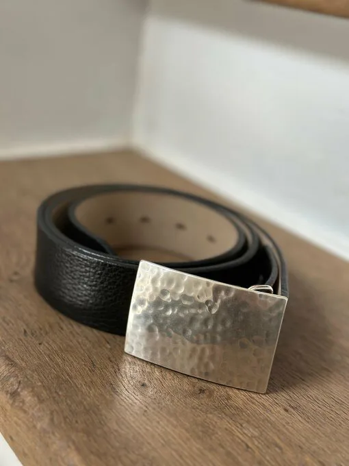 Gürtelschließe “GEWELLT” gold/silber (AC01)