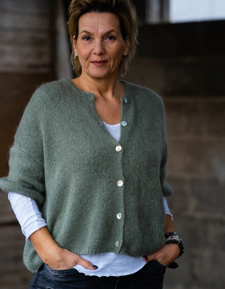 FRAUENSACHE - Kuschelige Strickjacke "YAMATA" (GW39)
