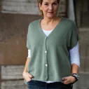 Kuschelige Strickweste “RASUL” khaki (GW38)