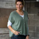 Kuschelige Strickweste “RASUL” khaki (GW38)