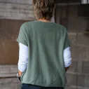 Kuschelige Strickweste “RASUL” khaki (GW38)