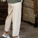 O-Shape Jeans “VIRGINIA” beige (H51)