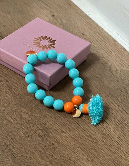 SCHMÜCKSTÜCK –  Armband "HD TÜRKIS" (SSK157)