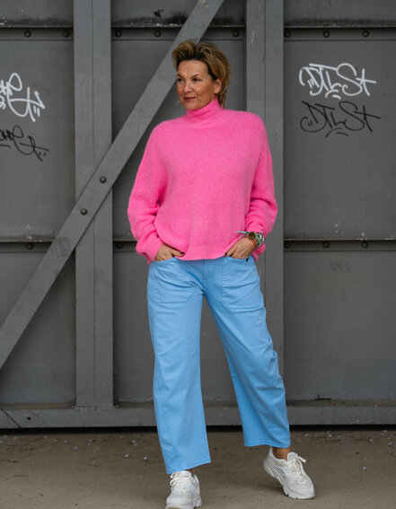 ELIAS RUMELIS - O-Shape Pants "ISABELLA" - soft blue (ER03)