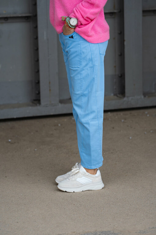 O-Shape Pants “ISABELLA” – soft blue (ER03)