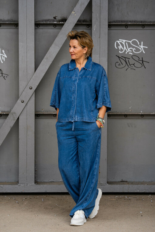 Sommer Denim Bluse “HILLI” (ER84) / Sommer Denim Hose “SILKA” (ER05) “SILKA” (ER05)