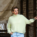 Kuscheliger Strickpullover “FRANCIS” pastell grün (GW208)