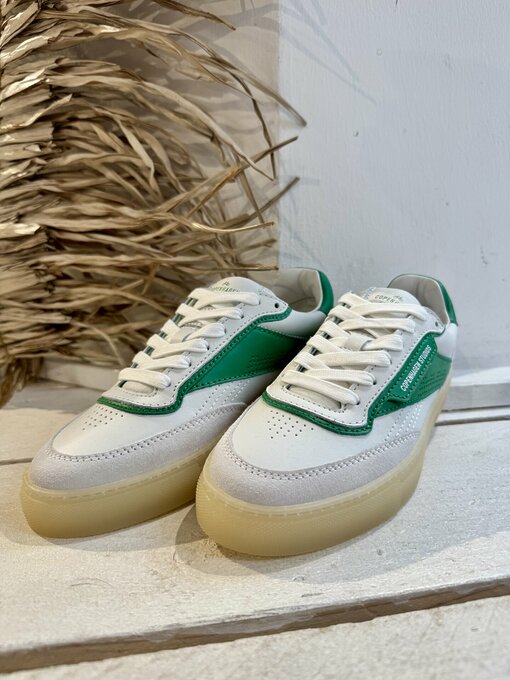Low – Top Sneaker “RUBY” white/green (CPH18)