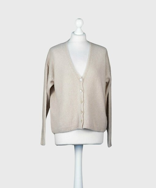Kuschelige Strickjacke “VIORELLA” beige (GW200)