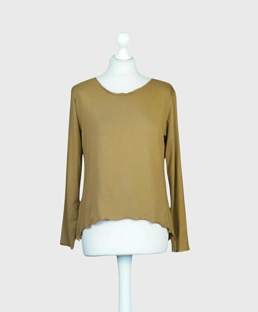 Langarmshirt “EVA” caramel (BA81)
