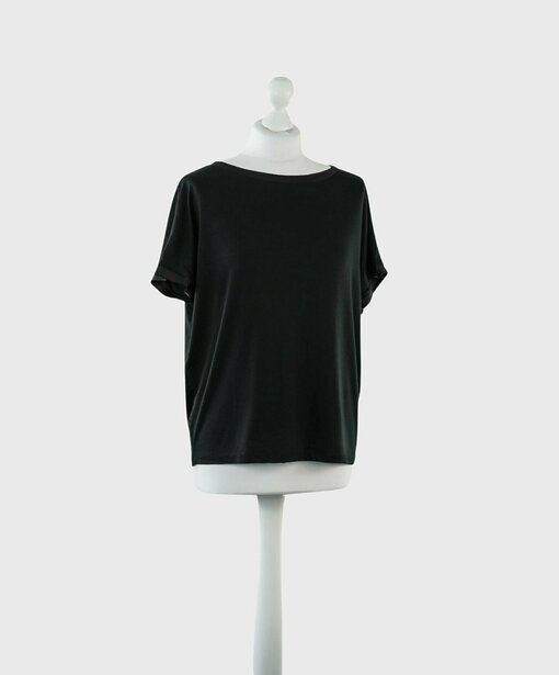 Kurzarmshirt “SILKE” schwarz (BA01)