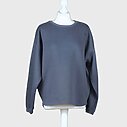 Raw Edge Sweater “KIM” yale blue (10D63)