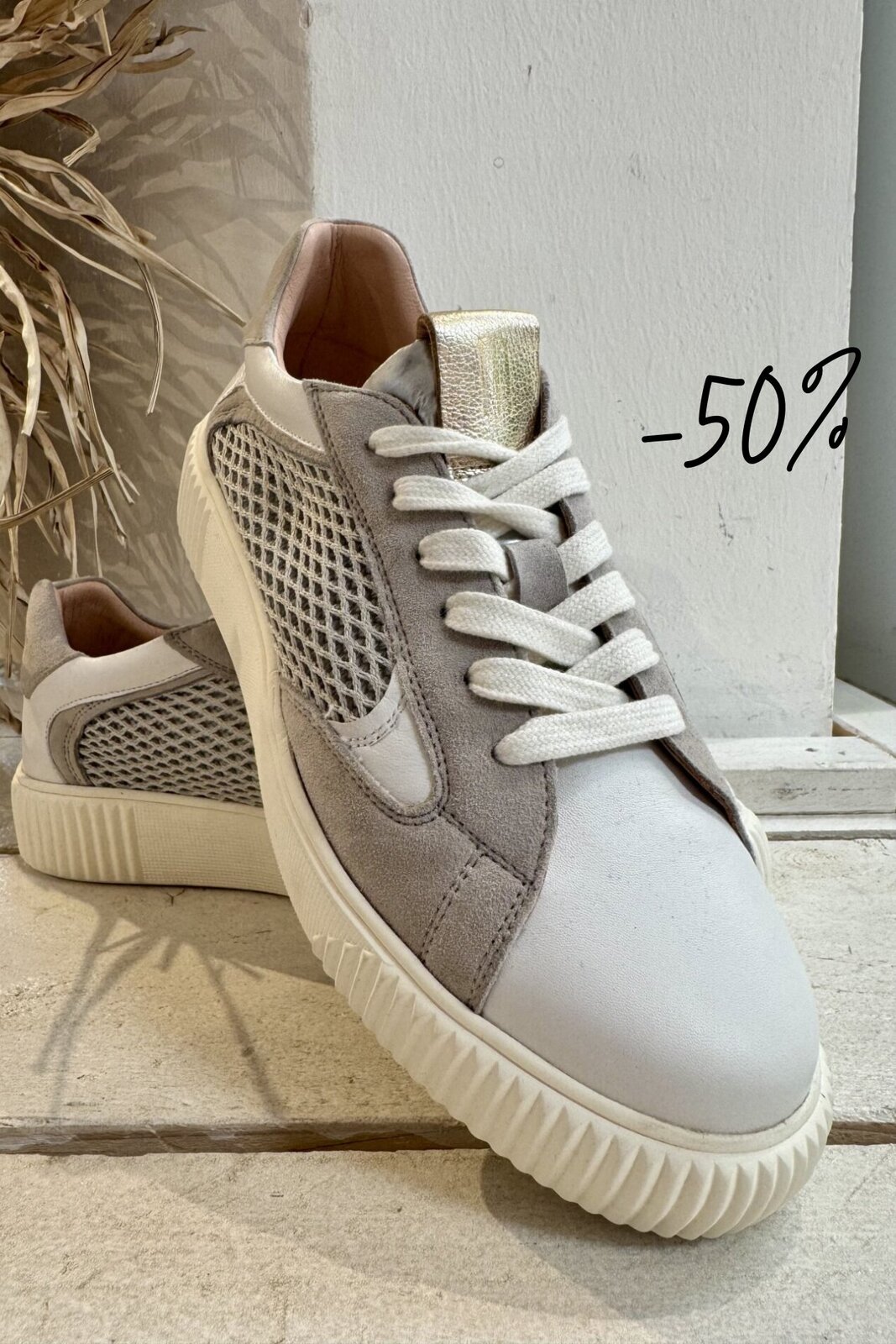 Sneaker Low “OTIS” grau/weiß (CR11)