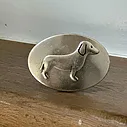 Gürtelschließen DACKEL silver (UJ02)