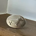 Gürtelschließen DACKEL silver (UJ02)